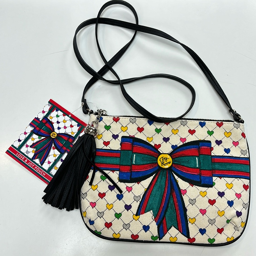 Brighton- Holiday Love & Joy pouch/ crossbody